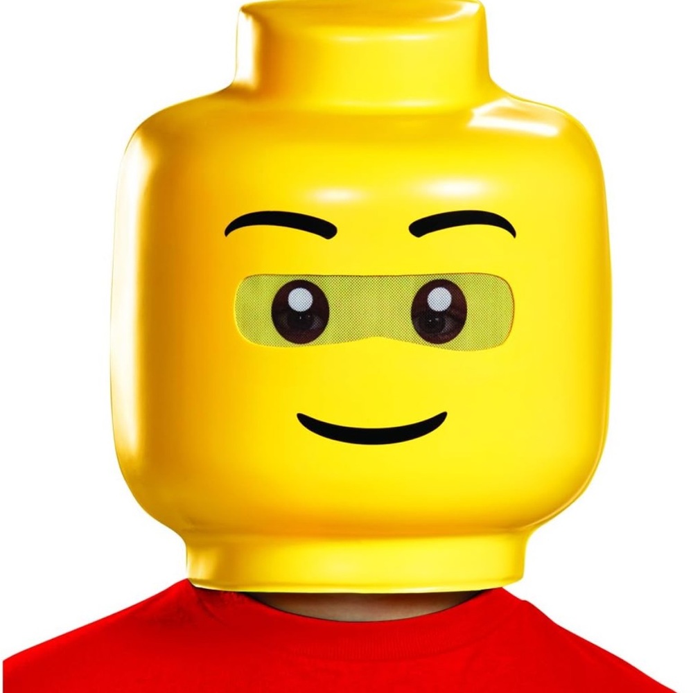 Lego Guy Child Costume Mask, One Size Child